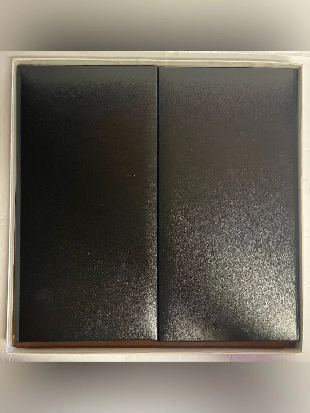 Top Flight Graduate Black Tri-Fold T-608-084 Photo Display Folio W-45 - Vintage